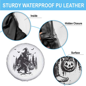 Funny Halloween Gift Spare Tire Cover Bigfoot Witch Costume TS12 Print Your Wear