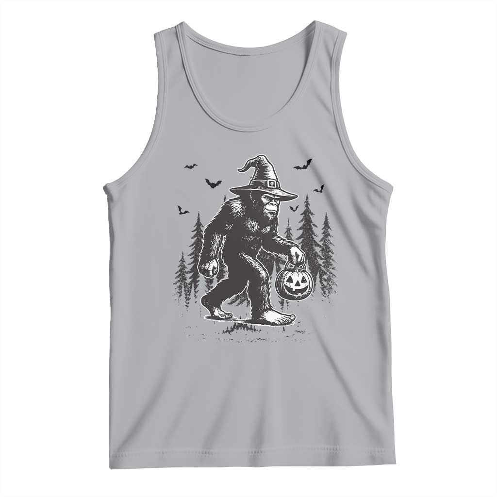 Funny Halloween Gift Tank Top Bigfoot Witch Costume TS12 Athletic Heather Print Your Wear