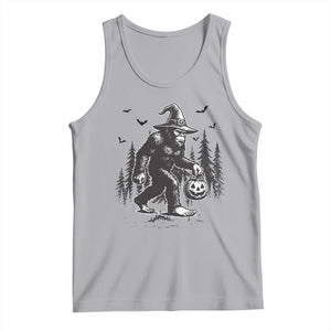 Funny Halloween Gift Tank Top Bigfoot Witch Costume TS12 Athletic Heather Print Your Wear