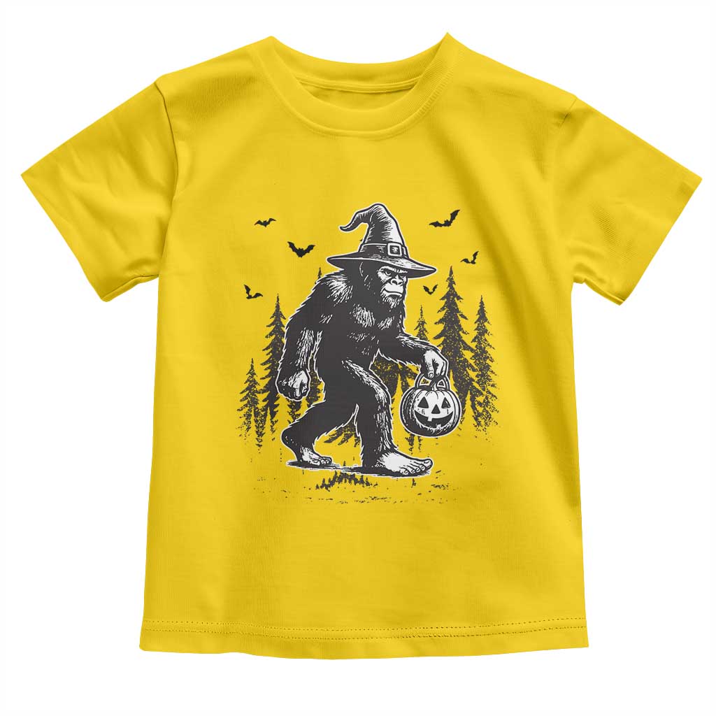 Funny Halloween Gift Toddler T Shirt Bigfoot Witch Costume TS12 Daisy Print Your Wear