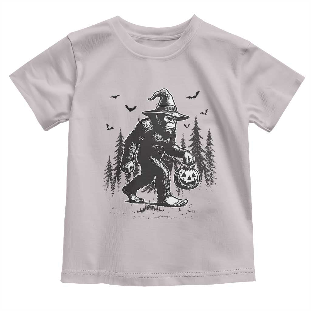 Funny Halloween Gift Toddler T Shirt Bigfoot Witch Costume TS12 Ice Gray Print Your Wear