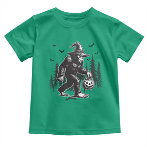 Funny Halloween Gift Toddler T Shirt Bigfoot Witch Costume TS12 Irish Green Print Your Wear
