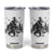 Funny Halloween Gift Tumbler Cup Bigfoot Witch Costume TS12 White Print Your Wear