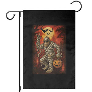 Halloween Mummy Bigfoot Garden Flag Funny Cryptid Gift TS12 Black Print Your Wear