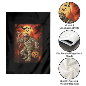 Halloween Mummy Bigfoot Garden Flag Funny Cryptid Gift TS12 Print Your Wear
