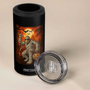 Halloween Mummy Bigfoot 4 in 1 Can Cooler Tumbler Funny Cryptid Gift TS12 Print Your Wear