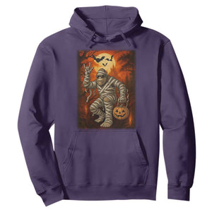 Halloween Mummy Bigfoot Hoodie Funny Cryptid Gift TS12 Purple Print Your Wear