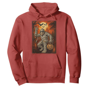 Halloween Mummy Bigfoot Hoodie Funny Cryptid Gift TS12 Red Print Your Wear
