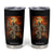 Halloween Mummy Bigfoot Tumbler Cup Funny Cryptid Gift TS12 Black Print Your Wear