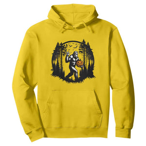 Funny Halloween Bigfoot With Jack O Lantern Hoodie TS12 Daisy Print Your Wear