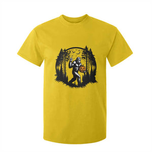Funny Halloween Bigfoot With Jack O Lantern T Shirt For Kid TS12 Daisy Print Your Wear