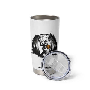 Funny Halloween Bigfoot With Jack O Lantern Tumbler Cup TS12 Print Your Wear