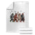 Funny Halloween Throw Blanket Bigfoot Monster Cosplay Characters TS12 White Print Your Wear