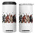 Funny Halloween 4 in 1 Can Cooler Tumbler Bigfoot Monster Cosplay Characters TS12 One Size: 16 oz White Print Your Wear