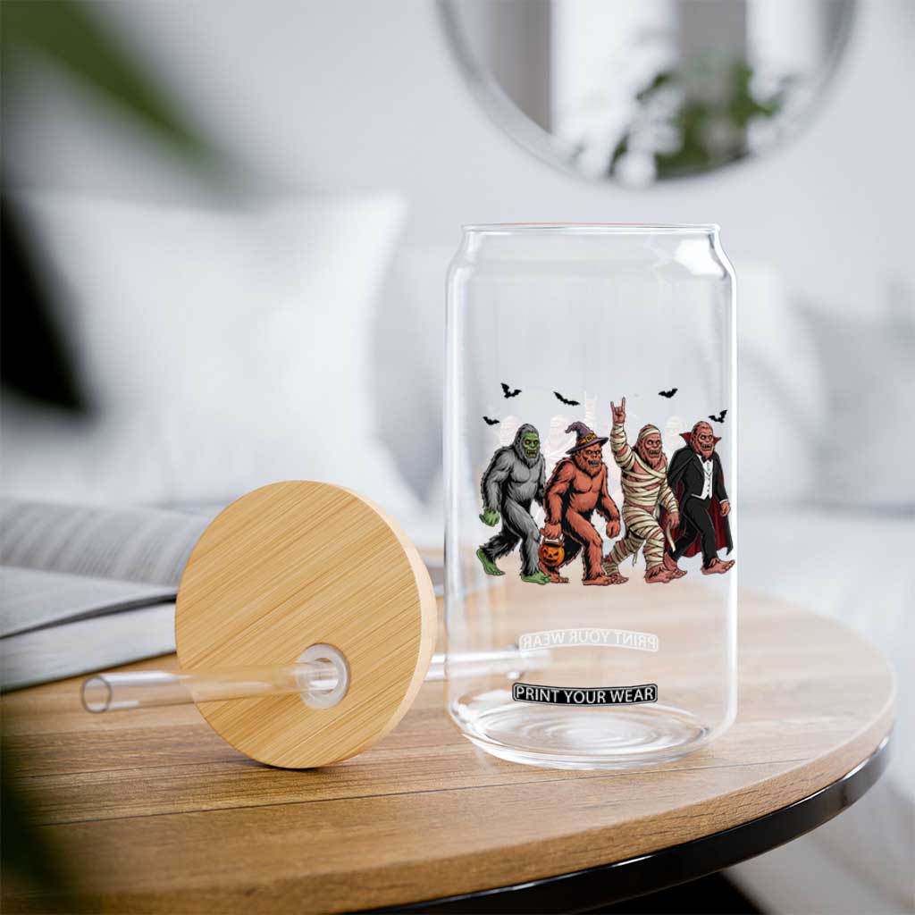 Funny Halloween Glass Can Bigfoot Monster Cosplay Characters TS12 Print Your Wear