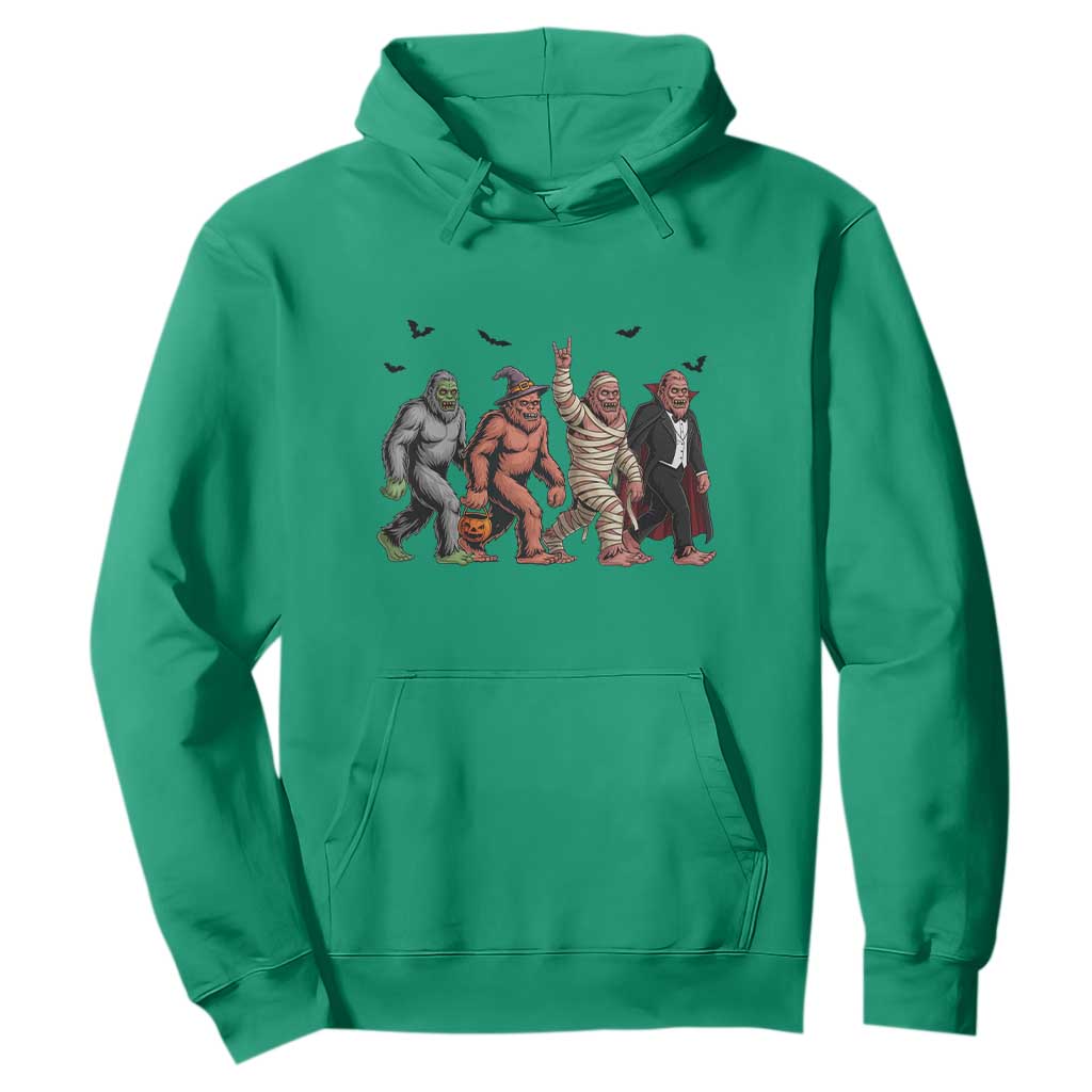 Funny Halloween Hoodie Bigfoot Monster Cosplay Characters TS12 Irish Green Print Your Wear