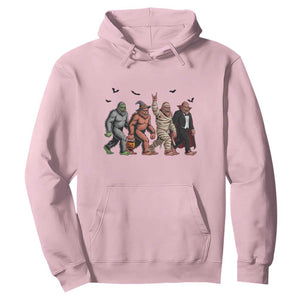 Funny Halloween Hoodie Bigfoot Monster Cosplay Characters TS12 Light Pink Print Your Wear