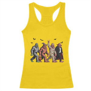 Funny Halloween Racerback Tank Top Bigfoot Monster Cosplay Characters TS12 Daisy Print Your Wear