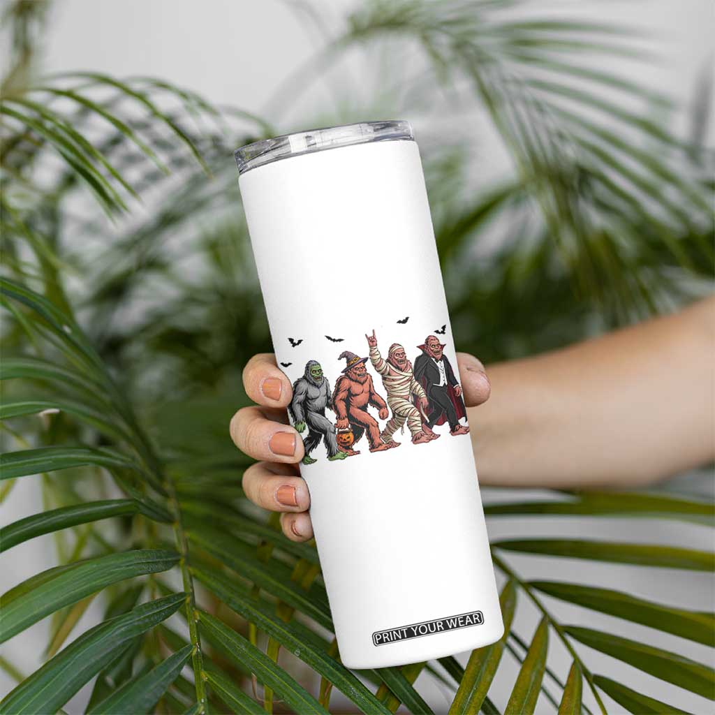 Funny Halloween Skinny Tumbler Bigfoot Monster Cosplay Characters TS12 Print Your Wear