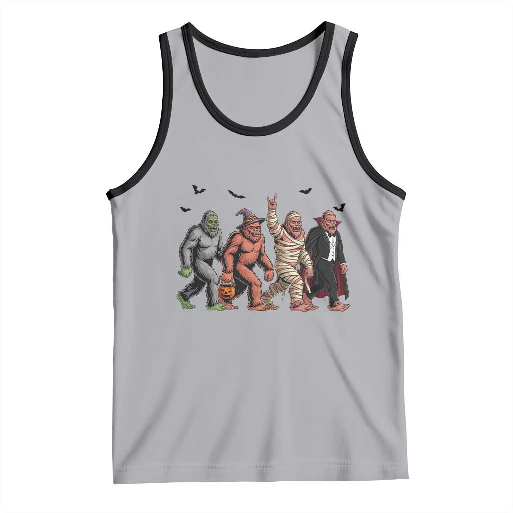 Funny Halloween Tank Top Bigfoot Monster Cosplay Characters TS12 Athletic Heather Black Print Your Wear