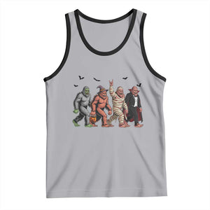 Funny Halloween Tank Top Bigfoot Monster Cosplay Characters TS12 Athletic Heather Black Print Your Wear