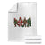 Bigfoot Christmas Cosplay Throw Blanket Funny Holiday Gift TS12 White Print Your Wear