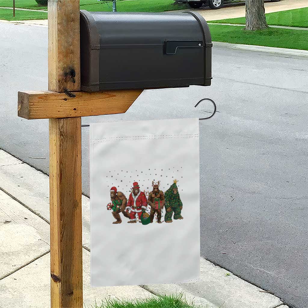 Bigfoot Christmas Cosplay Garden Flag Funny Holiday Gift TS12 Print Your Wear