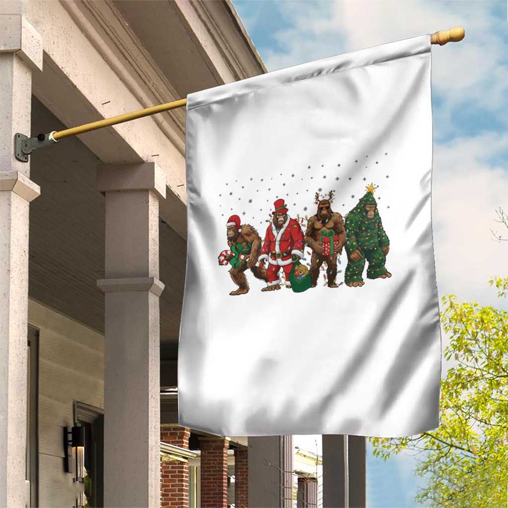 Bigfoot Christmas Cosplay Garden Flag Funny Holiday Gift TS12 Print Your Wear
