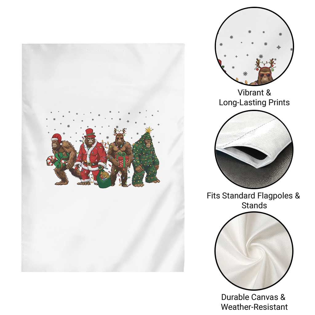 Bigfoot Christmas Cosplay Garden Flag Funny Holiday Gift TS12 Print Your Wear