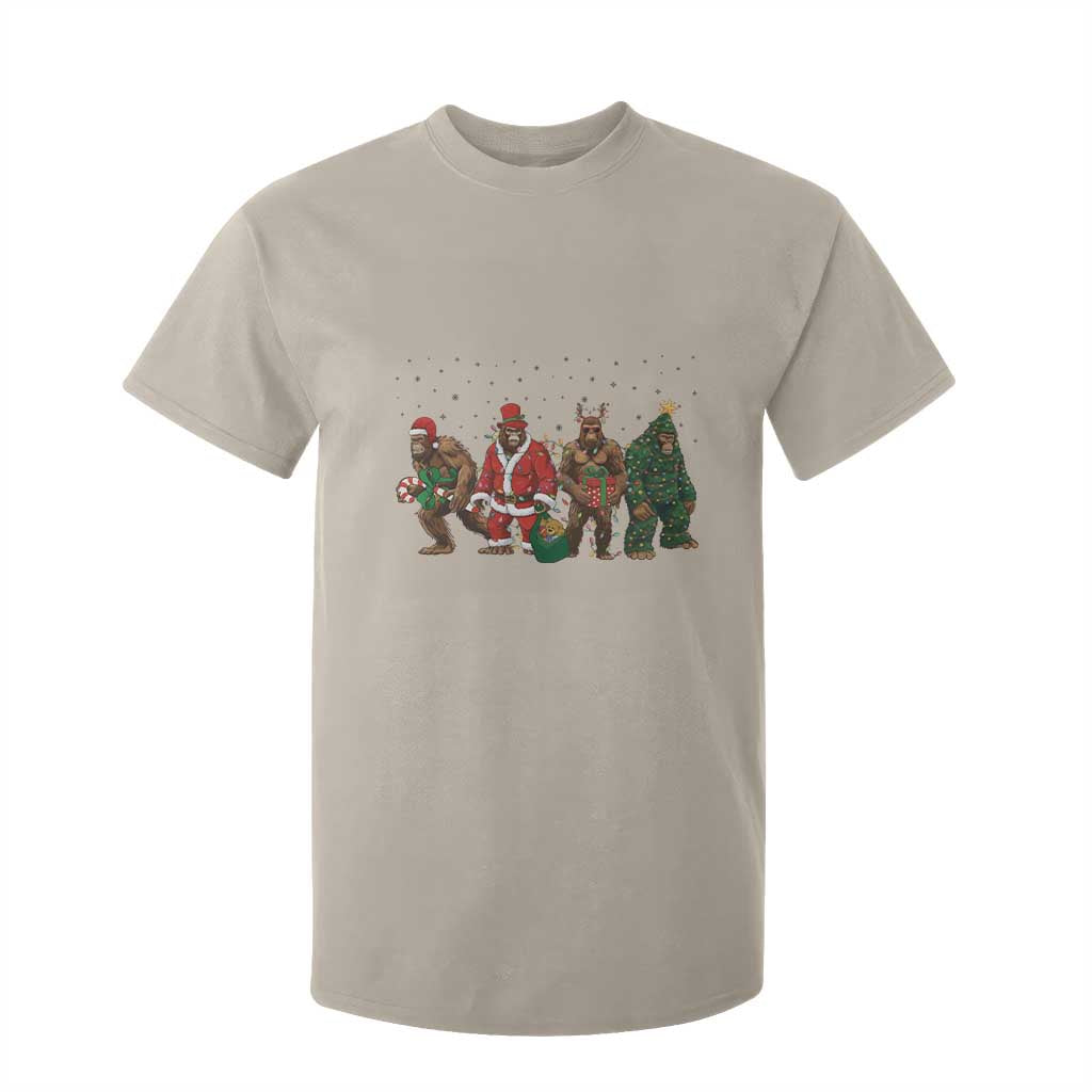 Bigfoot Christmas Cosplay T Shirt For Kid Funny Holiday Gift TS12 Sand Print Your Wear