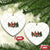 Bigfoot Xmas Cosplay Ceramic Ornament Funny Holiday Gift TS12 Print Your Wear