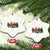 Bigfoot Xmas Cosplay Ceramic Ornament Funny Holiday Gift TS12 Print Your Wear