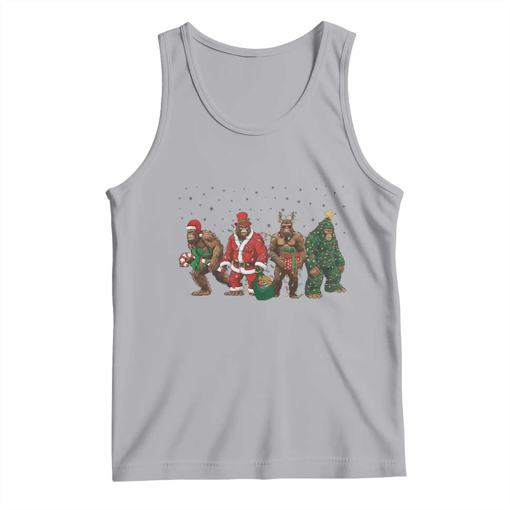 Bigfoot Christmas Cosplay Tank Top Funny Holiday Gift TS12 Athletic Heather Print Your Wear