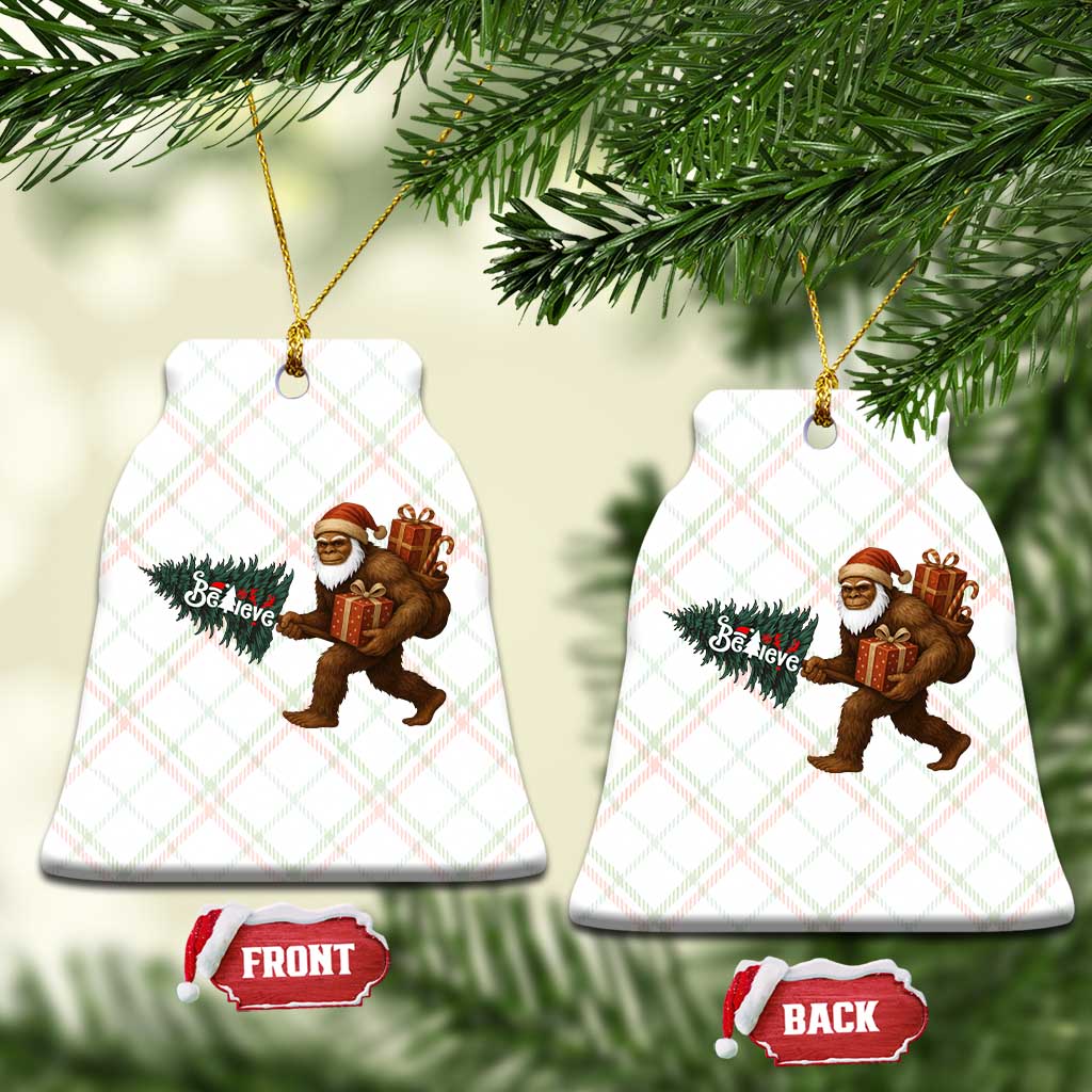 Believe Bigfoot Xmas Ceramic Ornament Sasquatch Holiday Gift TS12 Print Your Wear