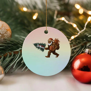 Believe Bigfoot Xmas Ceramic Ornament Sasquatch Holiday Gift TS12 1pc Pastel Print Your Wear