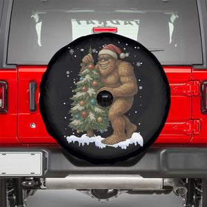 Funny Christmas Spare Tire Cover Bigfoot Decorating Xmas Tree Gift TS12 Black Print Your Wear