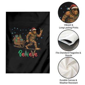 Bigfoot Christmas Garden Flag Believe Funny Holiday Gift TS12 Print Your Wear