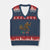 Bigfoot Xmas V-Neck Knit Sweater Vest Believe Funny Holiday Gift TS12 Navy Red Print Your Wear