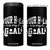 Funny Golf Quote 4 in 1 Can Cooler Tumbler Your Hole Is My Goal TS12 One Size: 16 oz Black Print Your Wear