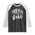 Funny Golf Quote Raglan Shirt Your Hole Is My Goal TS12 Black White Print Your Wear