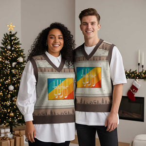 Funny Golf Clubs V-Neck Knit Sweater Vest Life Is Full Of Important Choices TS12 Mocha Mousse Print Your Wear