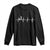 Golf Heartbeat Long Sleeve Shirt Funny Sport Lover Gift TS12 Black Print Your Wear
