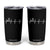 Golf Heartbeat Tumbler Cup Funny Sport Lover Gift TS12 Black Print Your Wear