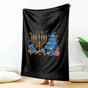 Interfaith Christmas Hanukkah Throw Blanket Celebration Festival Of Lights Gift TS12 Print Your Wear