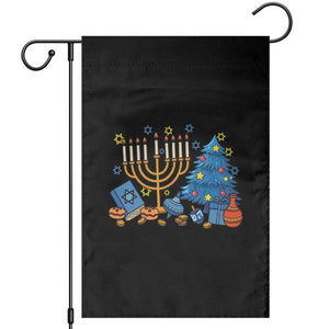 Interfaith Christmas Hanukkah Garden Flag Celebration Festival Of Lights Gift TS12 Black Print Your Wear