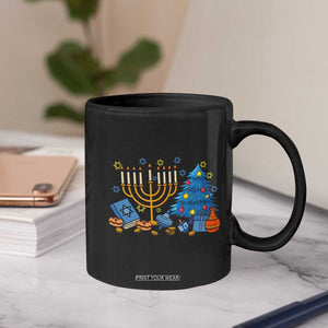Interfaith Christmas Hanukkah Coffee Mug Celebration Festival Of Lights Gift TS12 Print Your Wear