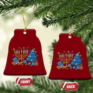Interfaith Xmas Hanukkah Ceramic Ornament Celebration Festival Of Lights Gift TS12 Print Your Wear