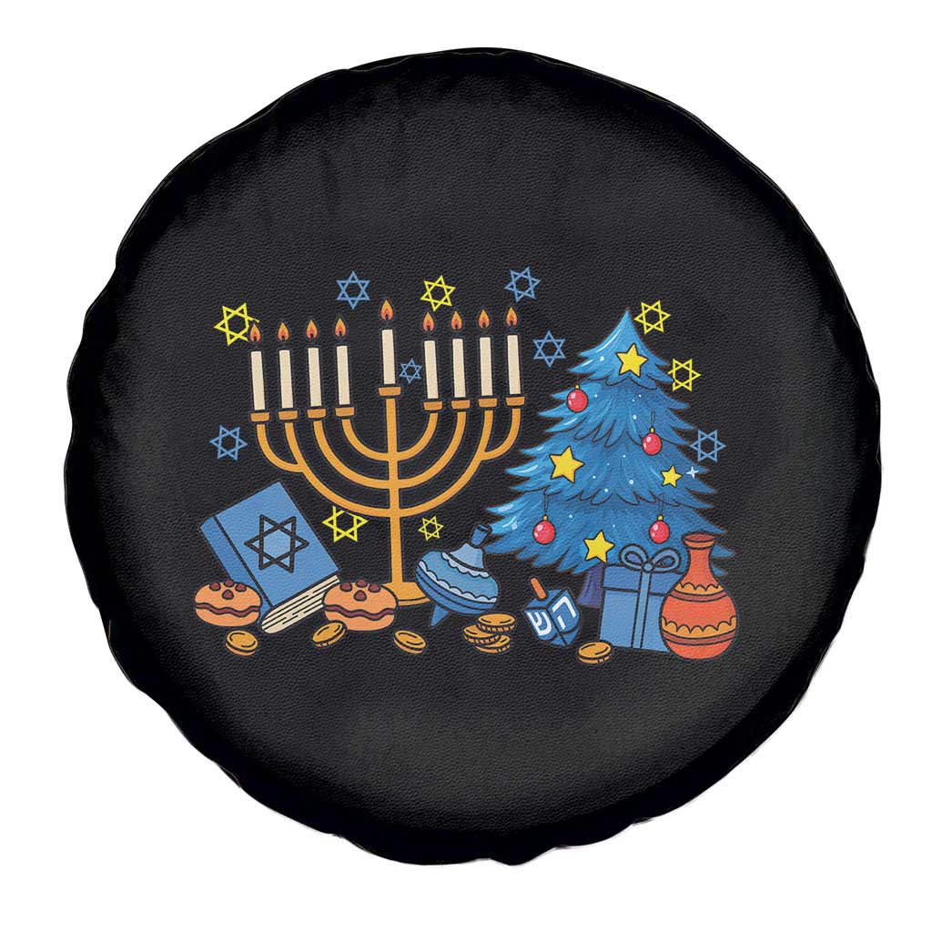 Interfaith Christmas Hanukkah Spare Tire Cover Celebration Festival Of Lights Gift TS12 Print Your Wear