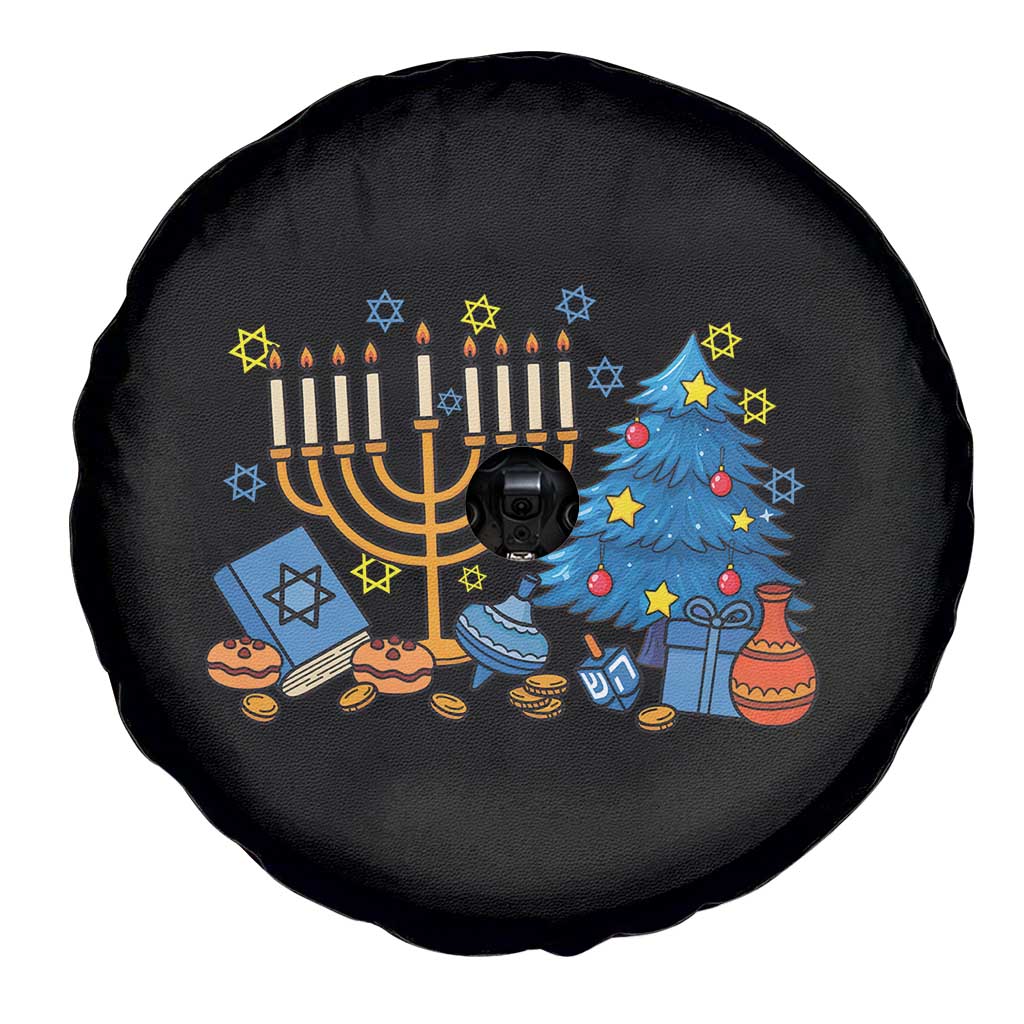 Interfaith Christmas Hanukkah Spare Tire Cover Celebration Festival Of Lights Gift TS12 Print Your Wear