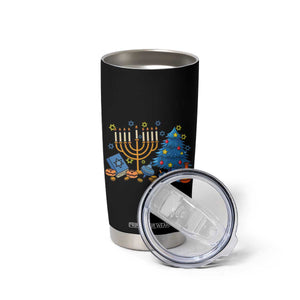 Interfaith Christmas Hanukkah Tumbler Cup Celebration Festival Of Lights Gift TS12 Print Your Wear